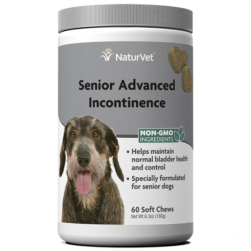 Naturvet Senior Advanced Incontinence 60 Soft Chews - Poudre Pet and Feed Supply